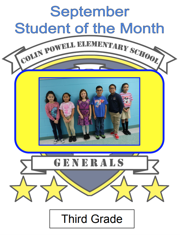 Colin Powell School-September 2022 Student of the Month-Third