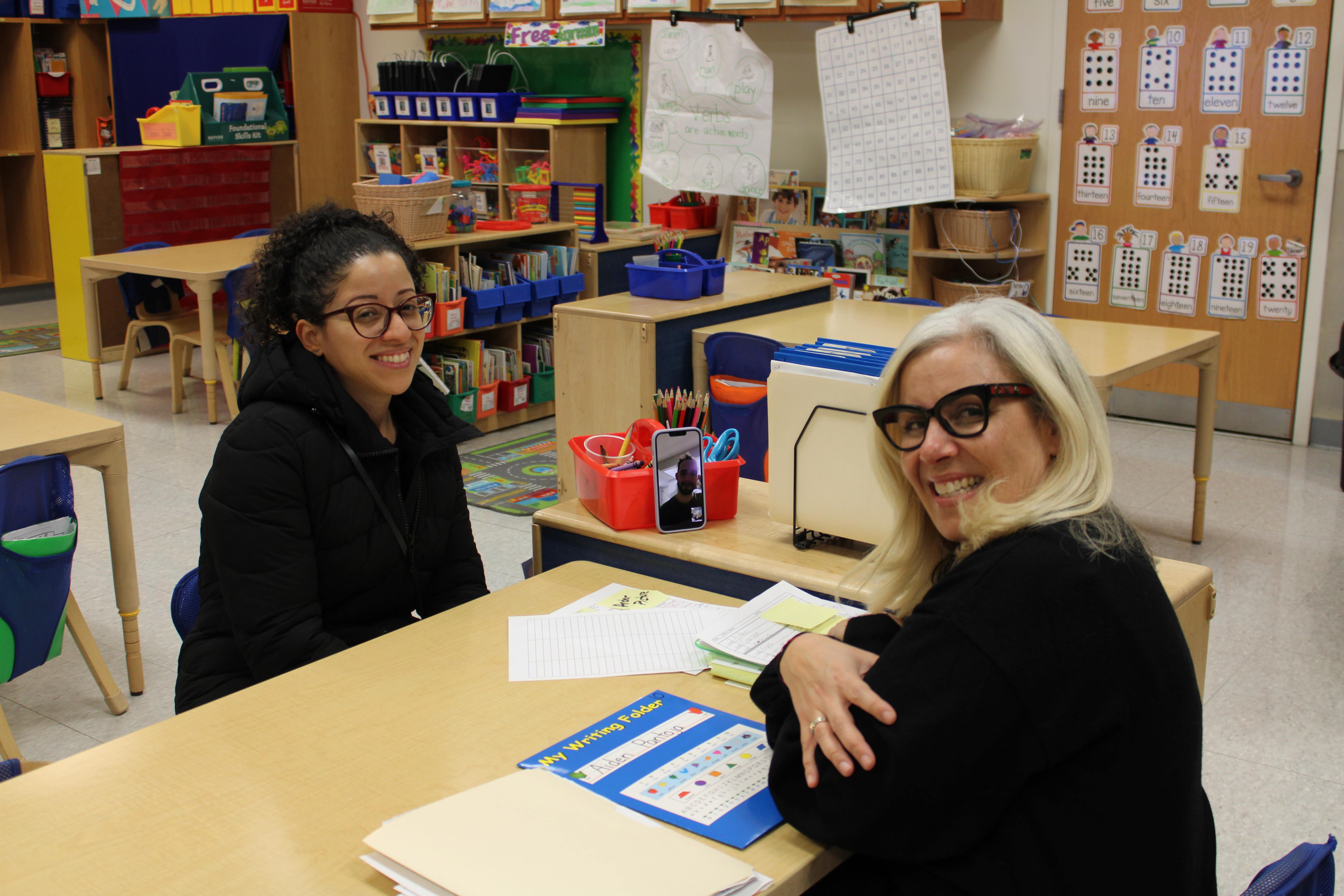 Parents' Night at the Colin Powell School