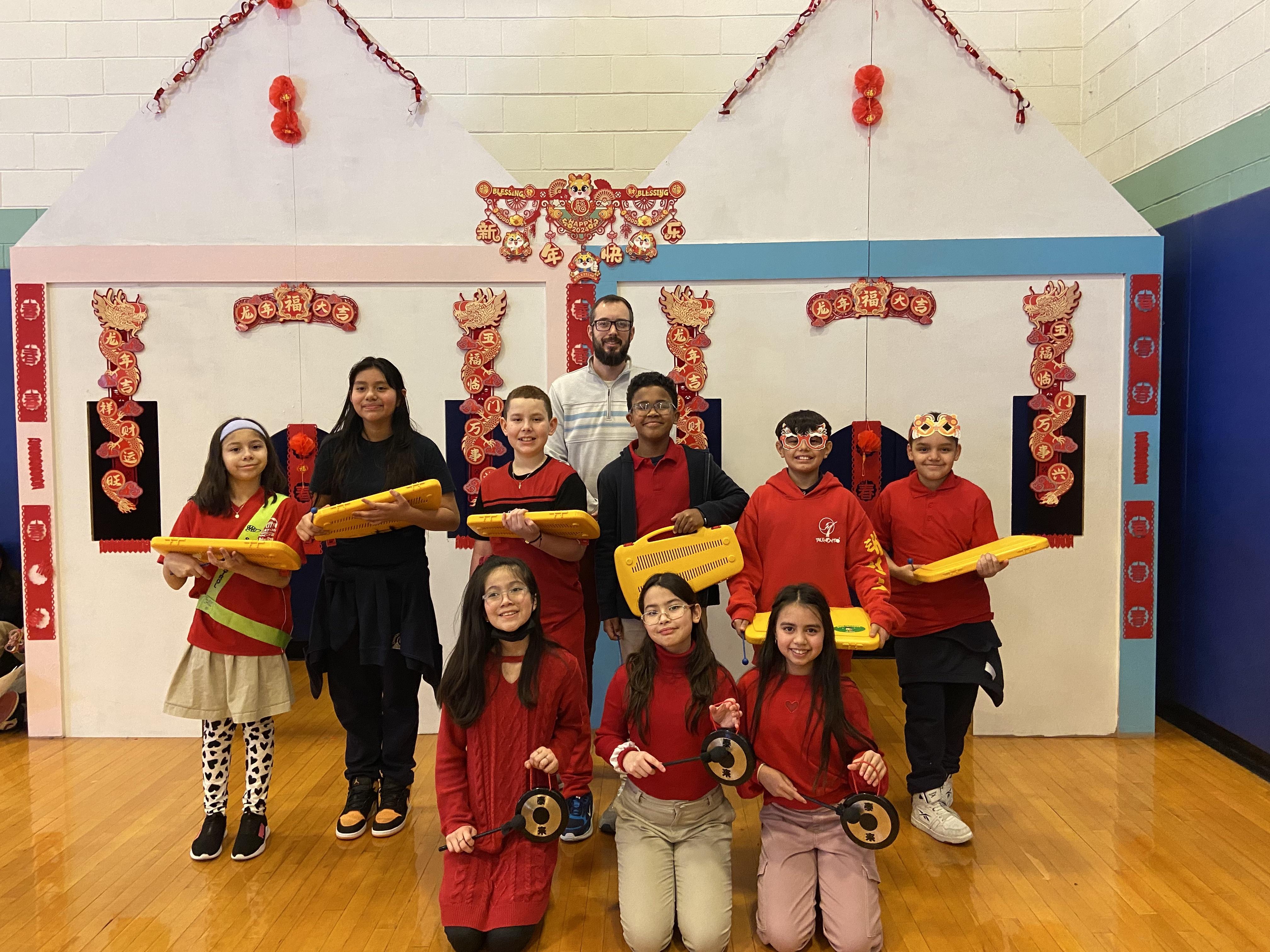 Celebrating The Lunar New Year at the Colin Powell School