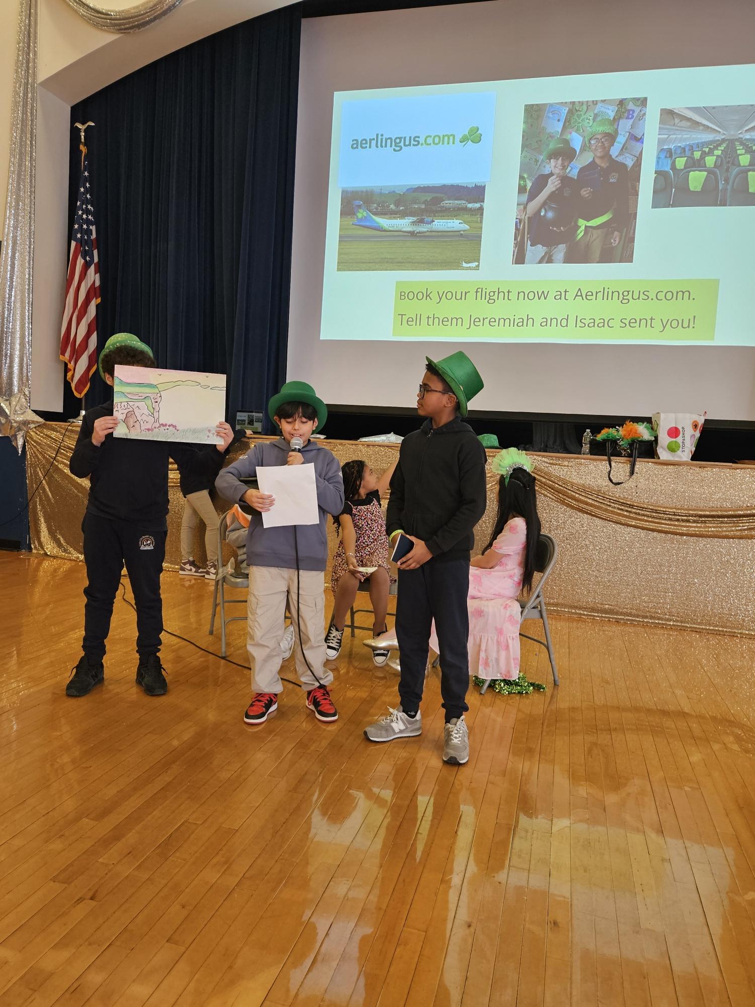 Celebrating Saint Patrick's Day at the Colin Powell School